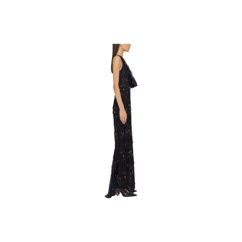 GIVENCHY SS24 Sleeveless Dress Women's Dark Purple-2