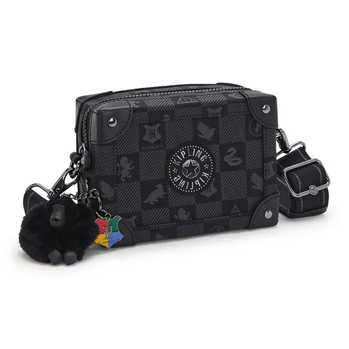 Kipling Polyamide Shoulder Bag, Crossbody Bag Small Size Unisex Black-1