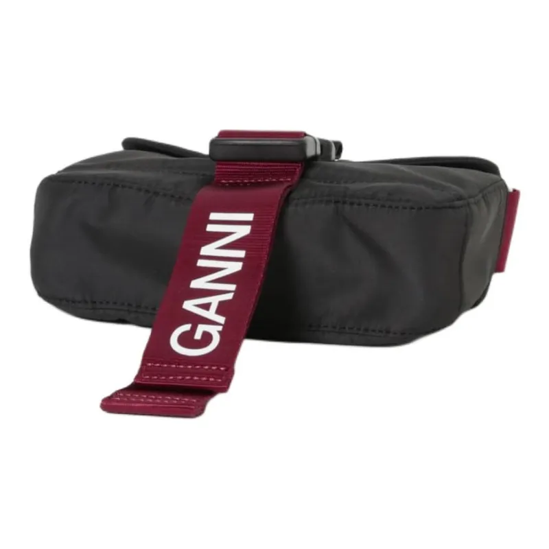 GANNI URBAN RESEARCH Collaboration Polyester Crossbody One Shoulder Handbags Women's Black Pinkish-2