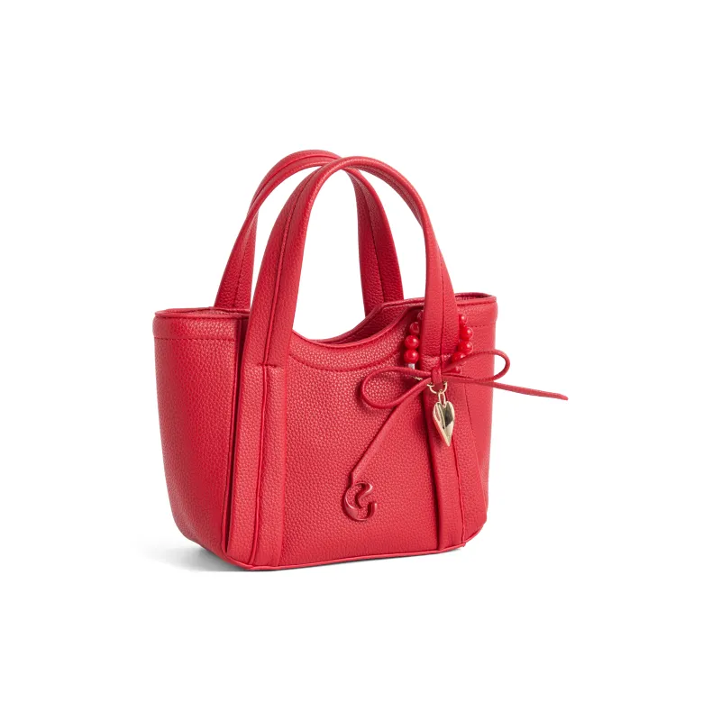 JACD PU Handbag Regular Women's Red Berry Juice-1