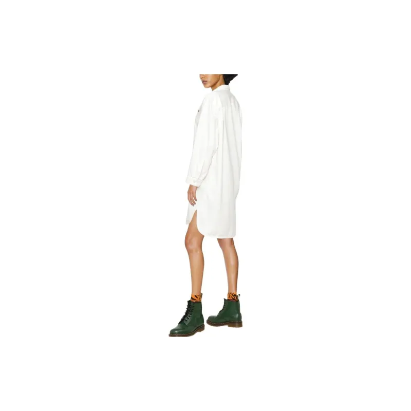 DIESEL Long-Sleeved Dresses Women's White-3