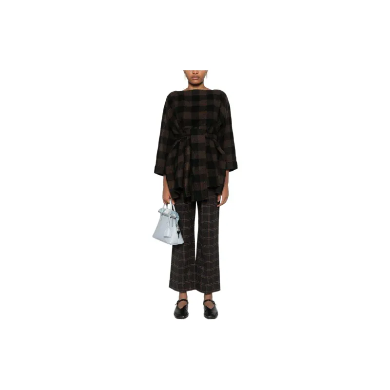 Daniela Gregis Gingham-check Blouse-1