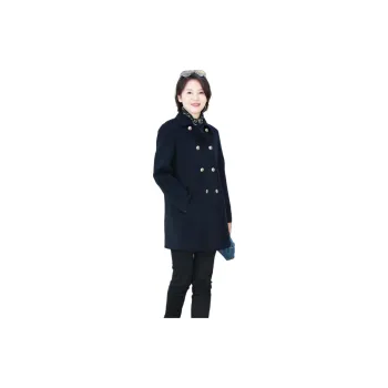 RUIENCO. Coats Women's Deep Navy Blue