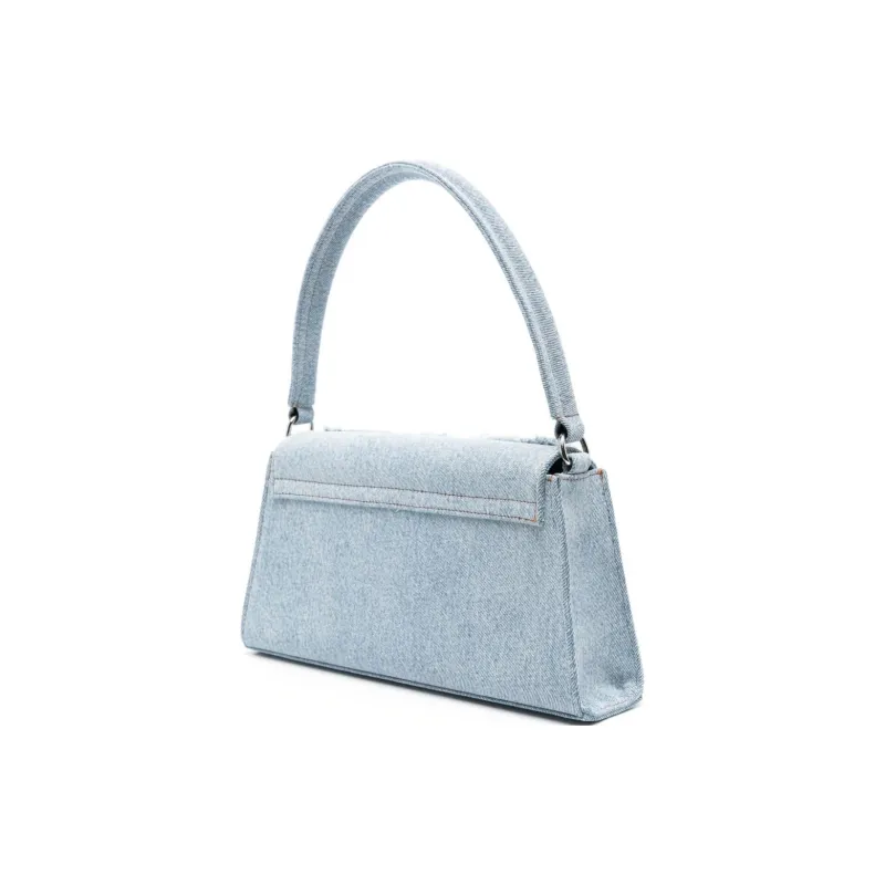 YProject Cotton Shoulder Bag Handbag Shoulder Bag Women's Light Blue-1