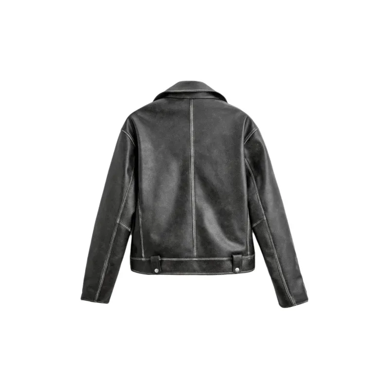 ZARA Jackets Men Brown-1