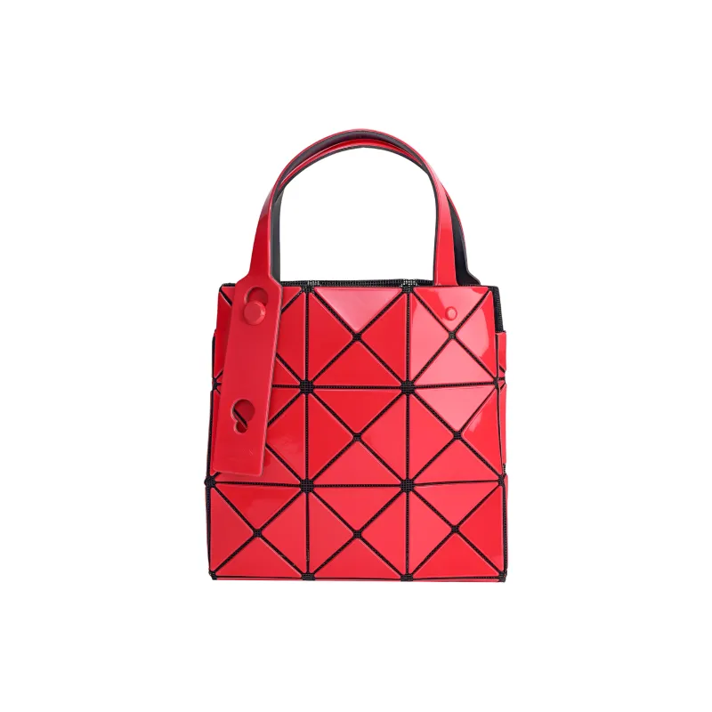 ISSEY MIYAKE Polyvinyl Chloride Resin Handbag Mini Women's Red-3