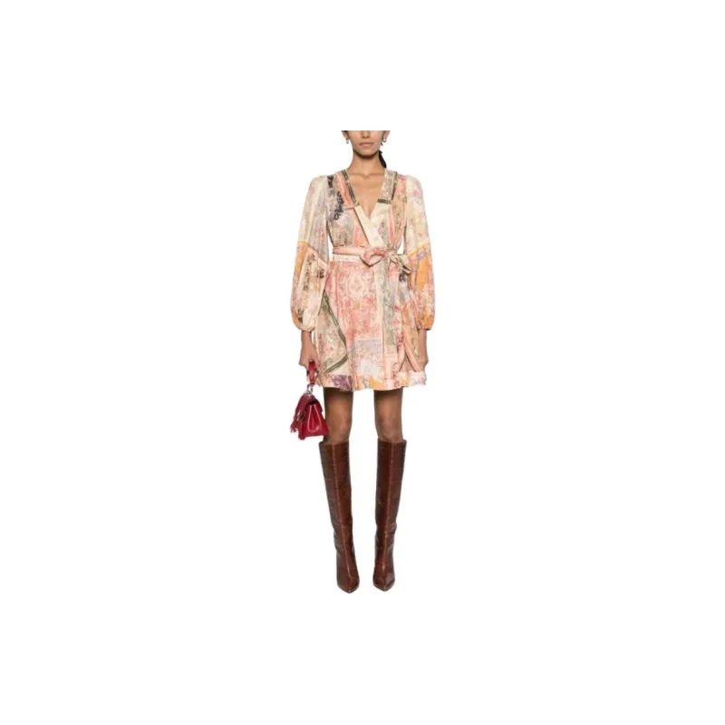 Zimmermann August Wrap Mini Dress-2