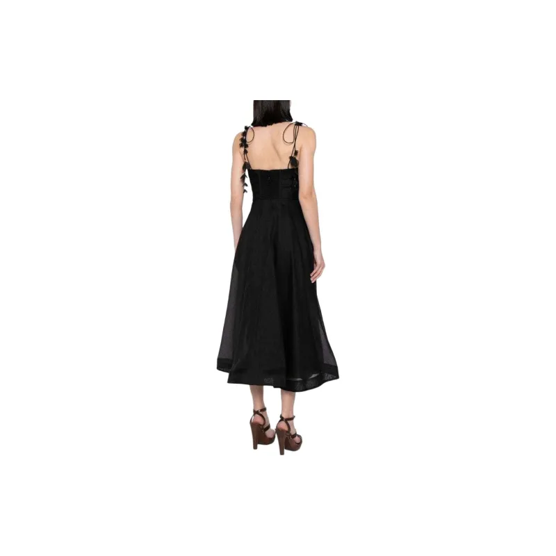 Zimmermann SS24 Slip Dresses Women's Black-2