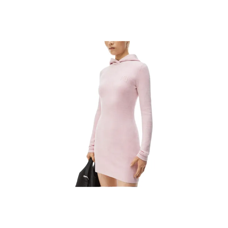 Alexander Wang FW24 Long Sleeved Dresses Women's Light Pink-3