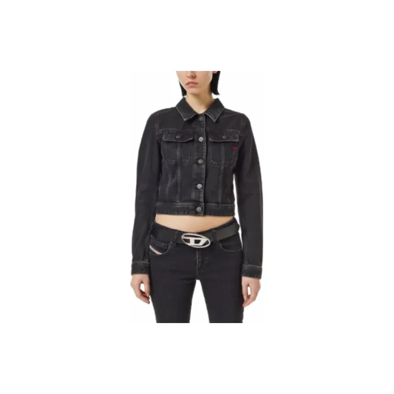 DIESEL De-Slimmy Cropped Denim Jacket-2
