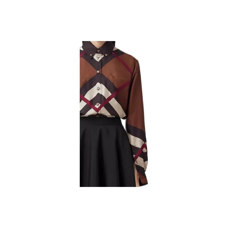 Burberry Shirts Women's Brown-5