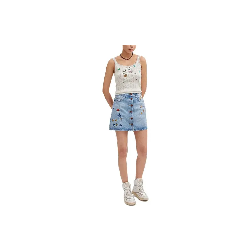 COACH Tank Tops Women's White-1