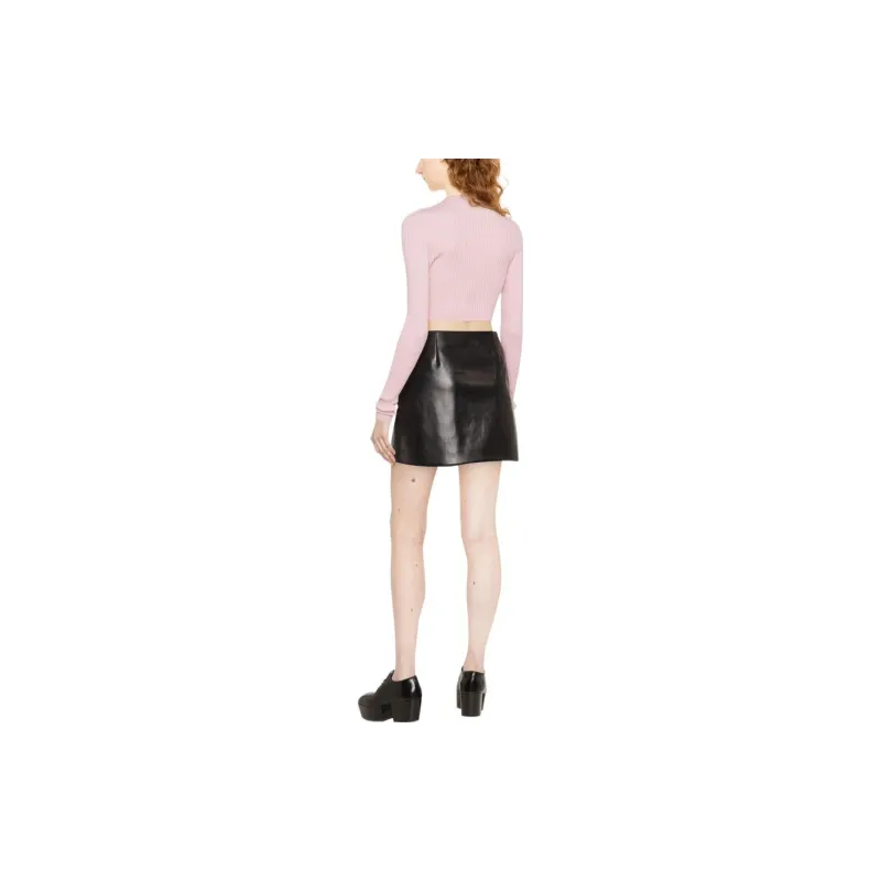 VERSACE Crop Tops Women's Pink-2