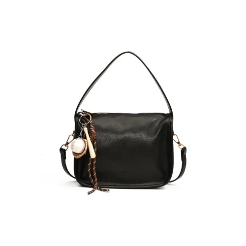 Yalu PU Shoulder Bag Regular Women's Maple Leaf Brown/Coffee/Black/Mocha