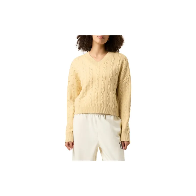 FILA BASELINEChunky FW24 Knitwear Women's Yellow-1