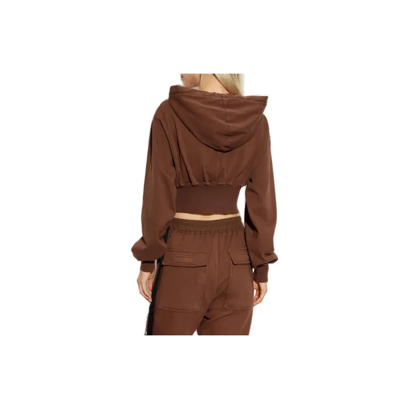 Rick Owens DRKSHDW Tatlin Zip-Up Cropped Hoodie-2