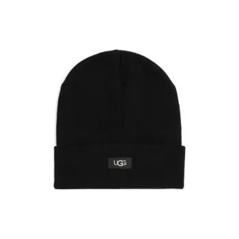 UGG Knitted Fabric Beanies Men's Gray/Black