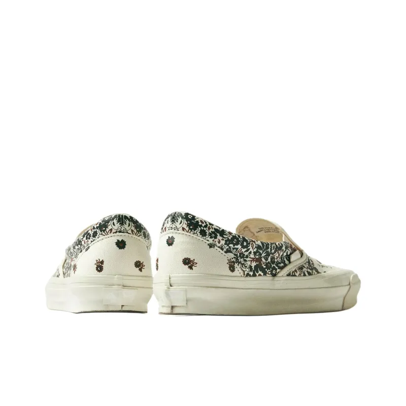 END. X Noma T.D. x Vans Slip-on OG Anti-Slip Wear-Resistant Low-Top Skateboard Shoes Men's White Black-2