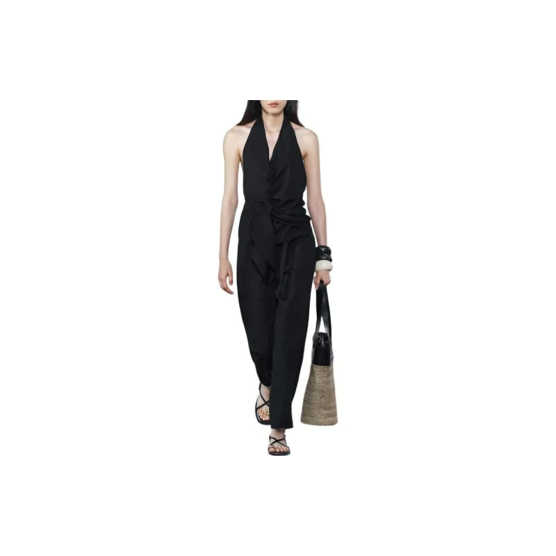 ZARA ZW Series Tank Tops Women's Black-2