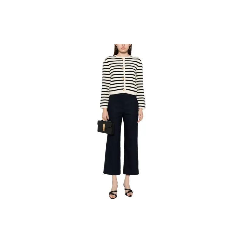 Veronica Beard Aubrie Cropped Tailored Trousers-1