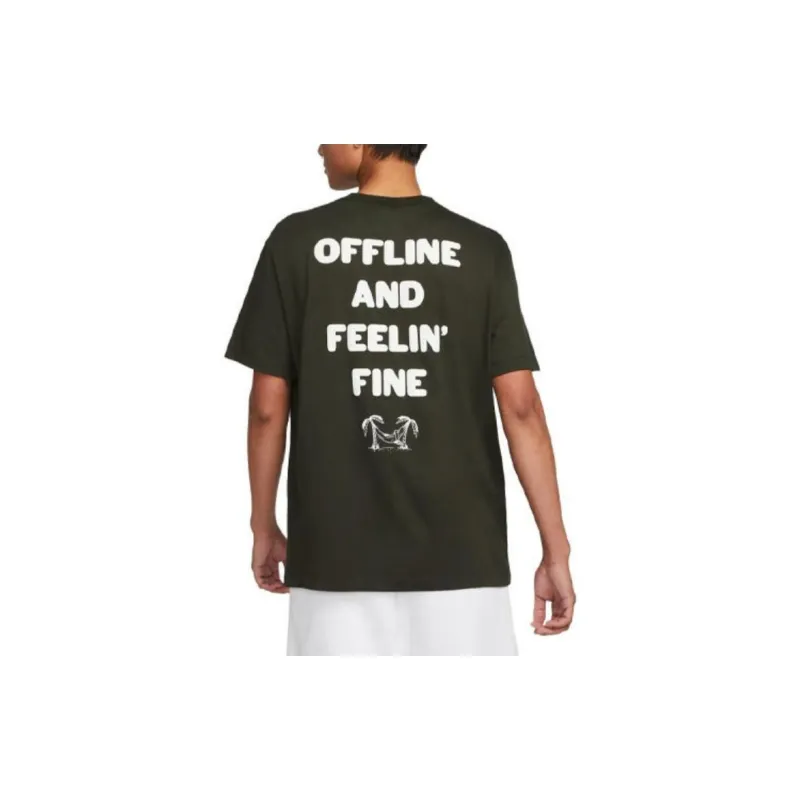 Nike T-Shirts Women's Olive Green-4