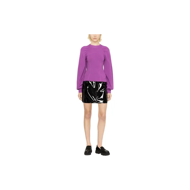 Karl Lagerfeld Puff sleeve Crew neck Sweater-1