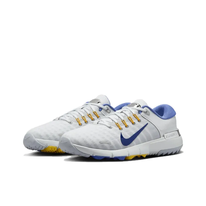 Nike Free Golf Pure Platinum University Gold Wolf Grey Astronomy Blue Wide-2