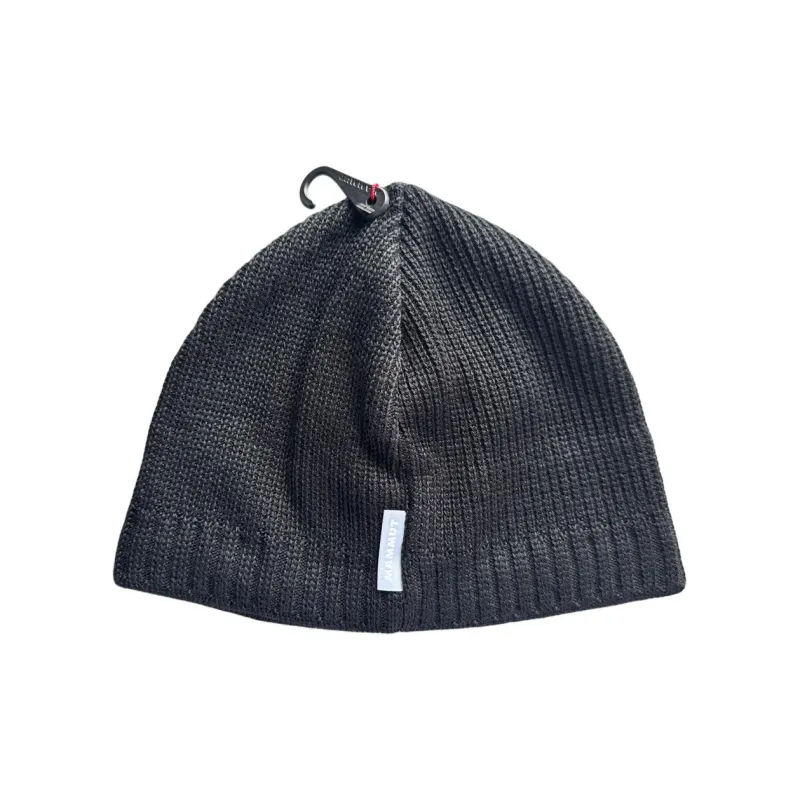 MAMMUT Wool Polyester Beanies Unisex Black-1