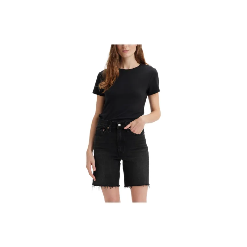 Levis T Shirts Women's Black-1