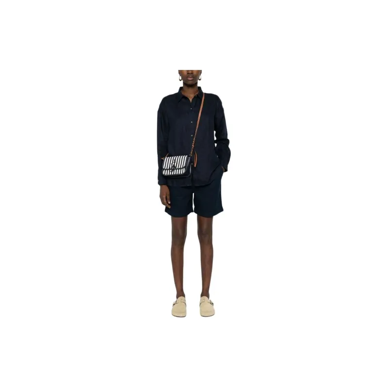 BARBOUR SS24 Shirt Women's Navy-1