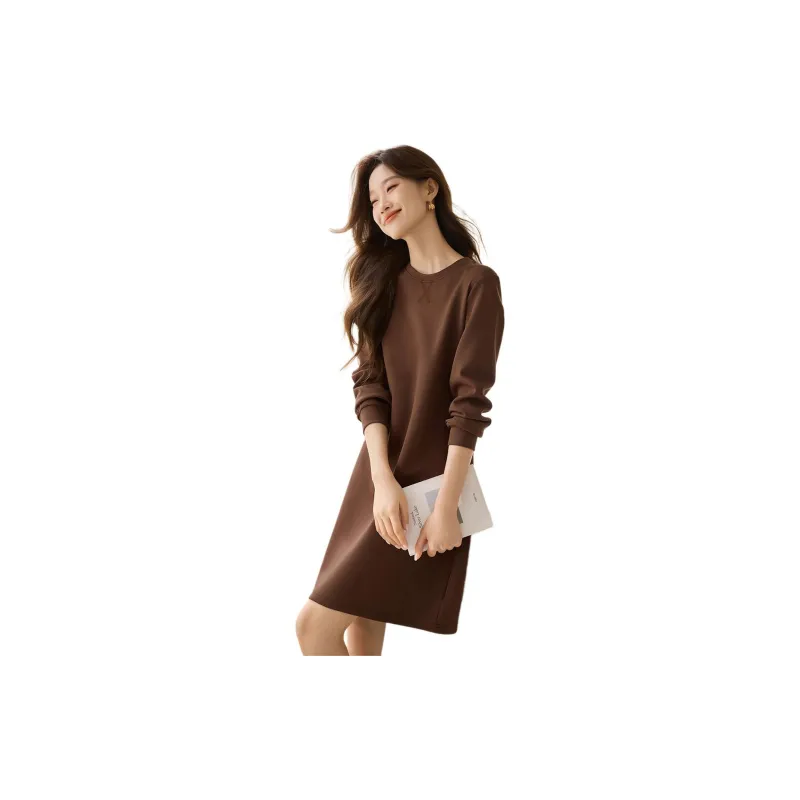 Mo Han Yi Mei Long Sleeved Dresses Women's-1
