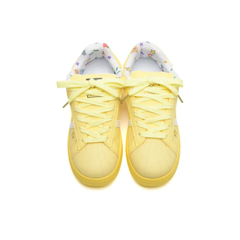 Circle Small Abrasion Resistant Breathable Height Increasing Low Top Skateboard Shoes Women's Box Included-3