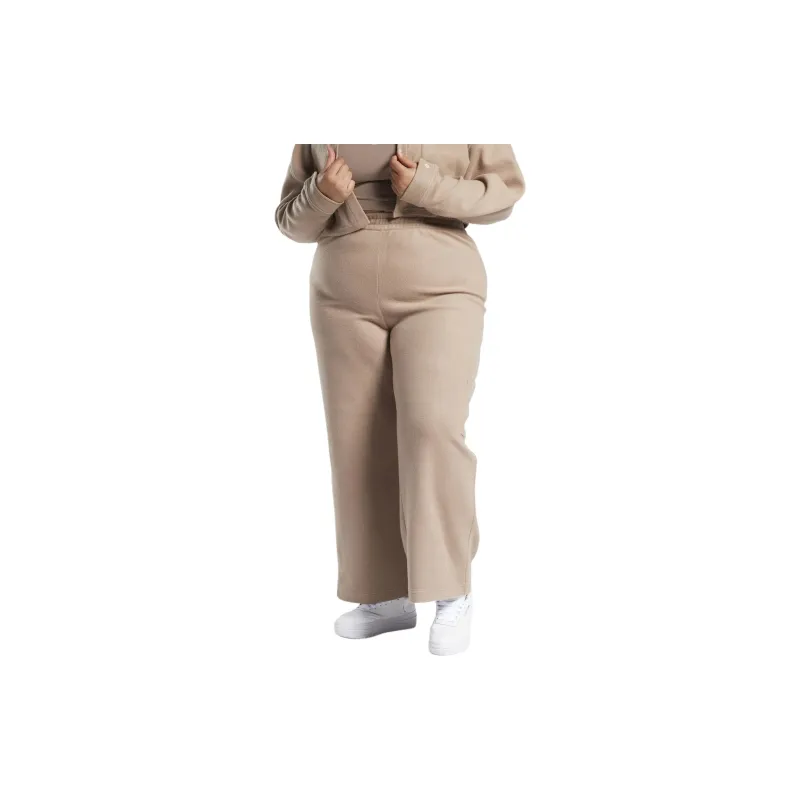 Reebok Classics Reverse Fleece Wide Casual Pants Women's Taupe-1