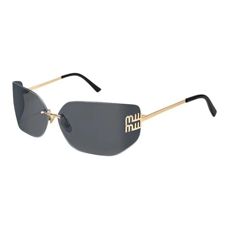 PARMU Metal PC Rectangular Sunglasses Unisex Gold-2