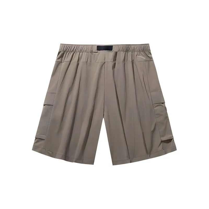 Anta x National Geographic Outdoor Collection Cargo Shorts Men's Earth Brown-1
