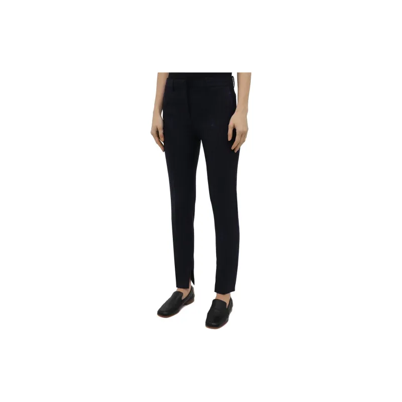 VERSACE Wool Blend Trousers 'Blue'-3