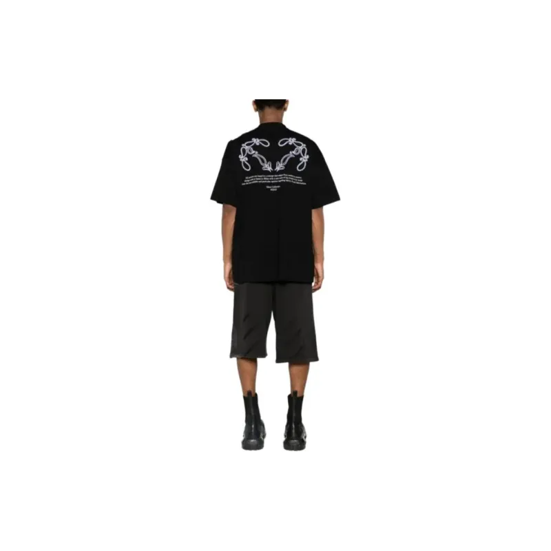 OFF WHITE Bandana Arrow Cotton T shirt-4
