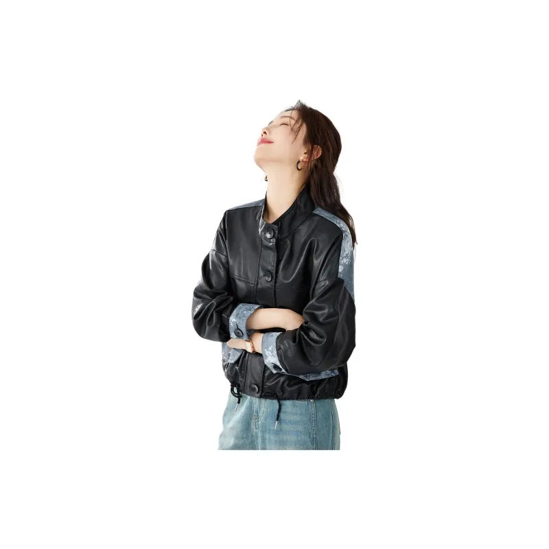 TERRE BLEUE Jackets & Coats Women's Black-4