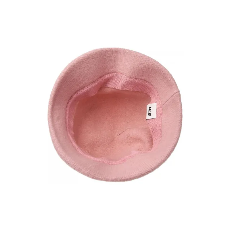 MLB Nylon Wool Bucket Hats Women's Pink-4