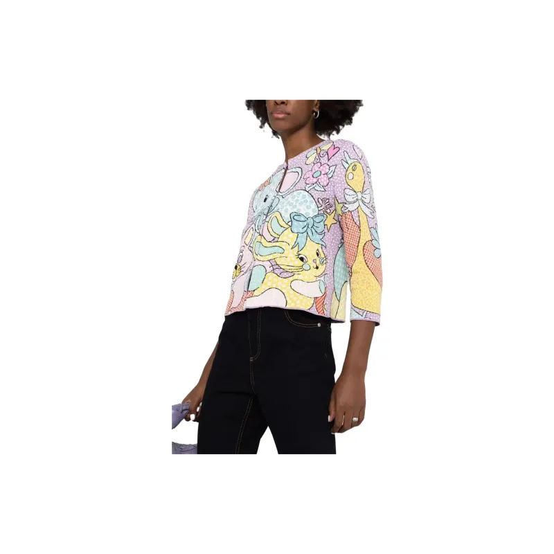 MOSCHINO Shirts Women's Light Purple-3