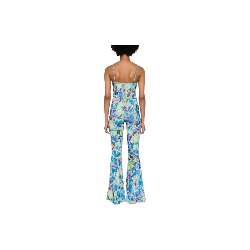 Patrizia Pepe Arty Splash print Tulle Jumpsuit-3