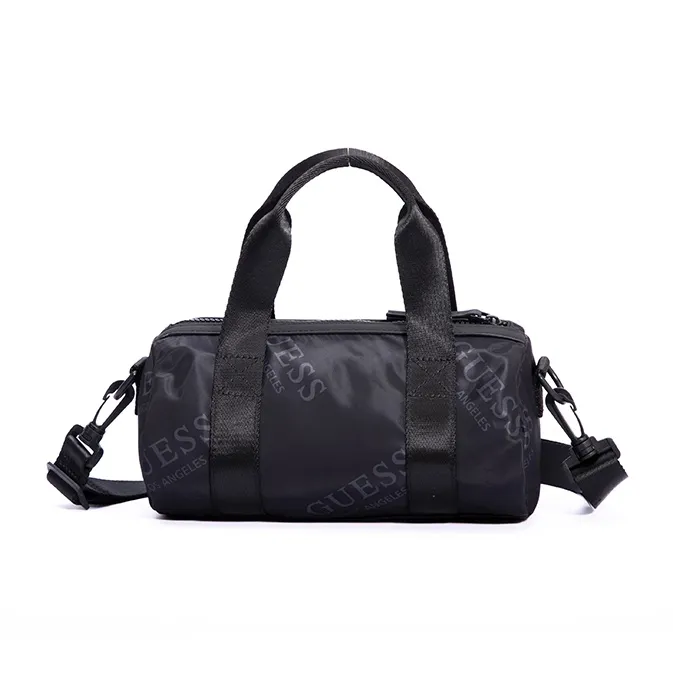 GUESS Polyester Handbag Small Size Unisex Black-4