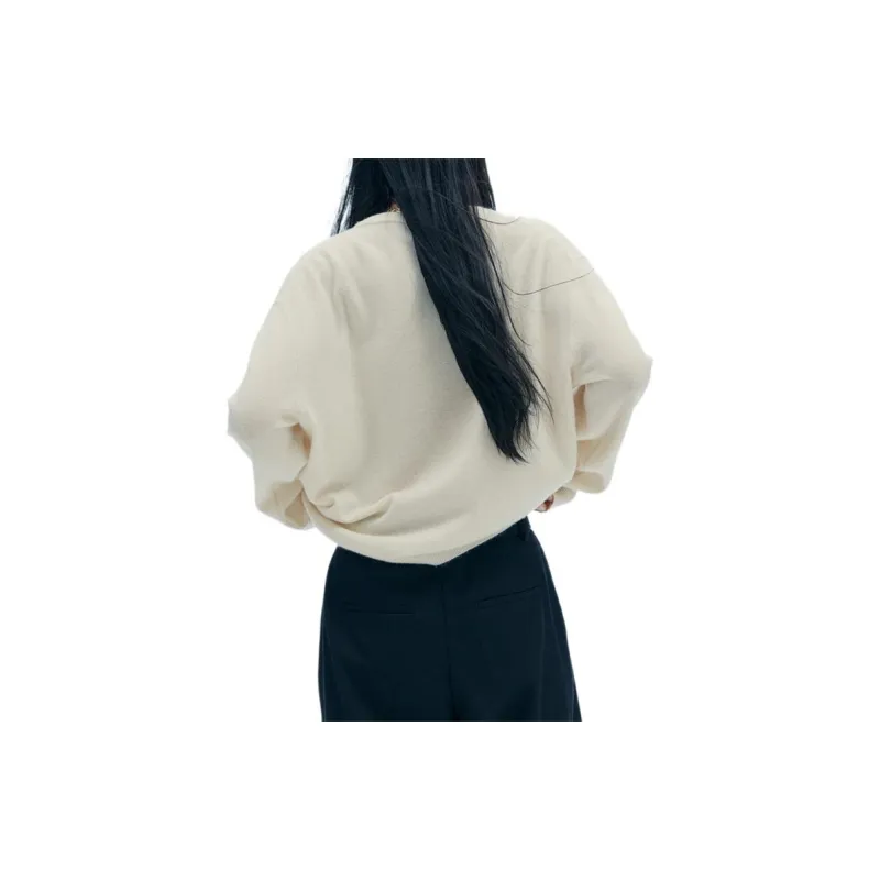 H&M Cashmere Sweater Women's Cream-3