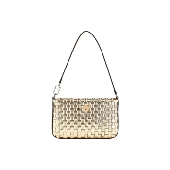 GUESS Polyurethane Handbag Shoulder Bag Mini Women's Gold