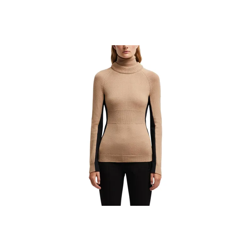 Moncler Layered High Neck Knitted Jumper-1