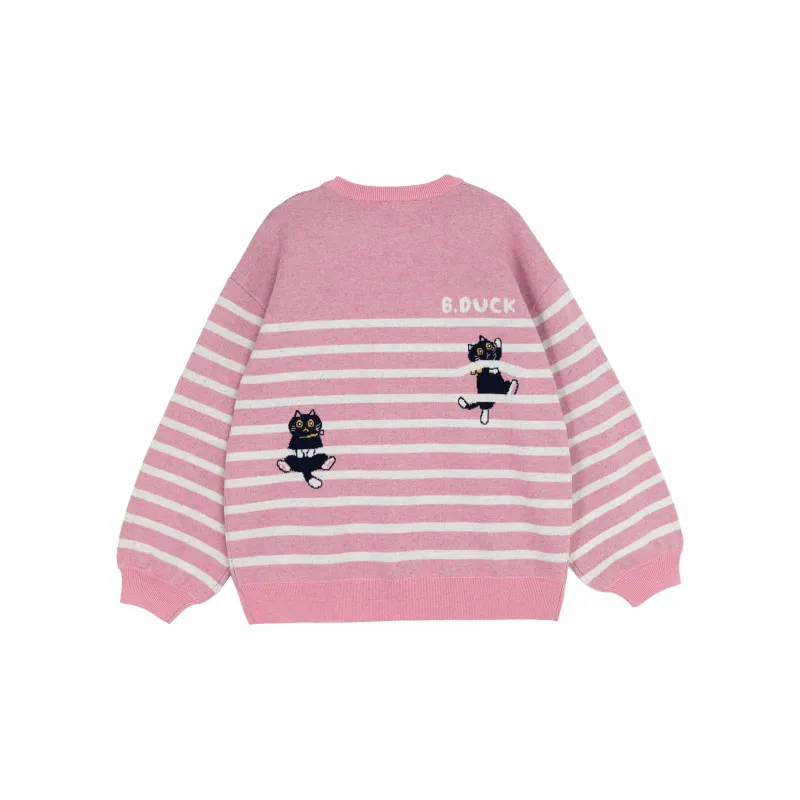 B.Duck Sweaters Women's Pink-1