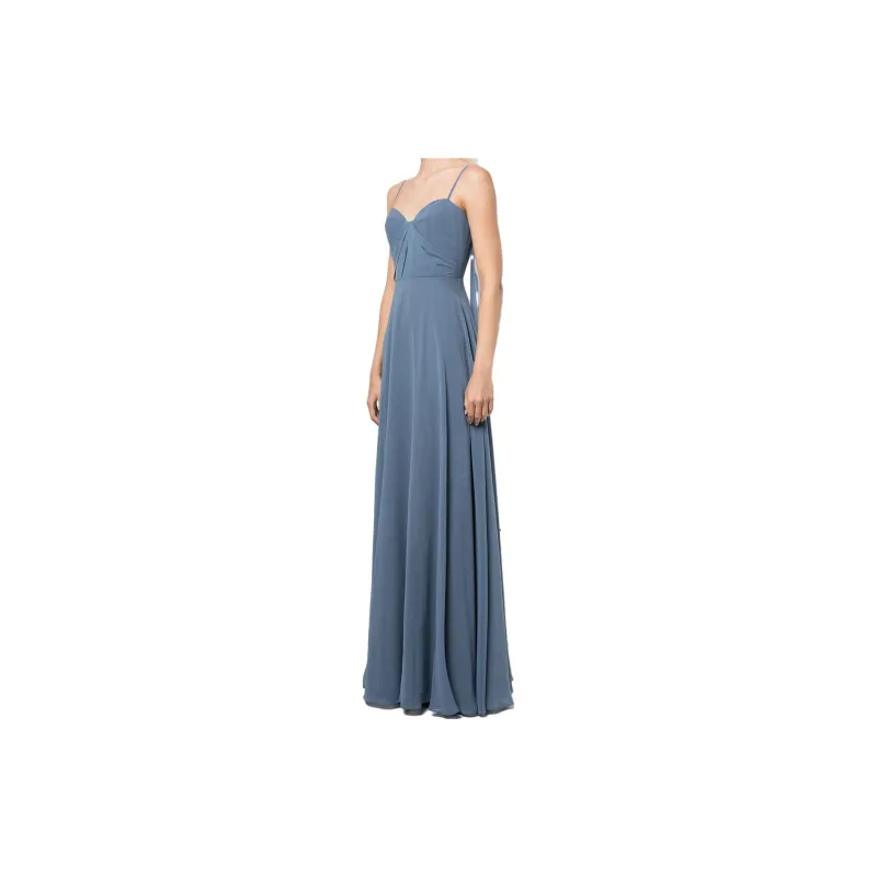 Marchesa Notte Bridesmaids Long Spaghetti strap Dress-2
