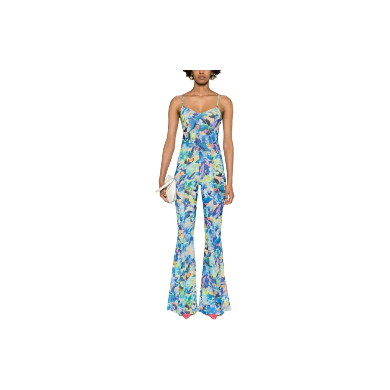 Patrizia Pepe Arty Splash print Tulle Jumpsuit-2