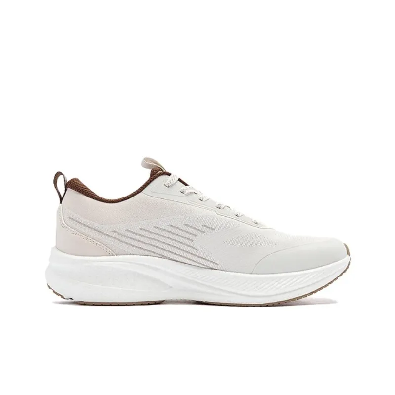 QIAODAN Rapid LITE Anti Slip Wear Resistant Low Top Casual Running Shoes Men's White Umber-1