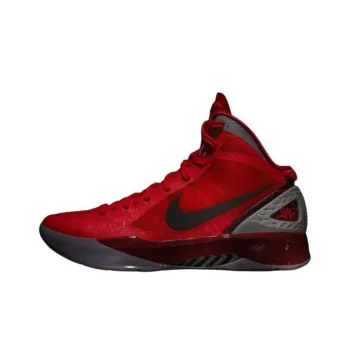 Nike Hyperdunk 2011 PE Cushioning Anti Slip Wear Resistant Breathability Mid Top Basketball Shoes Men's Red